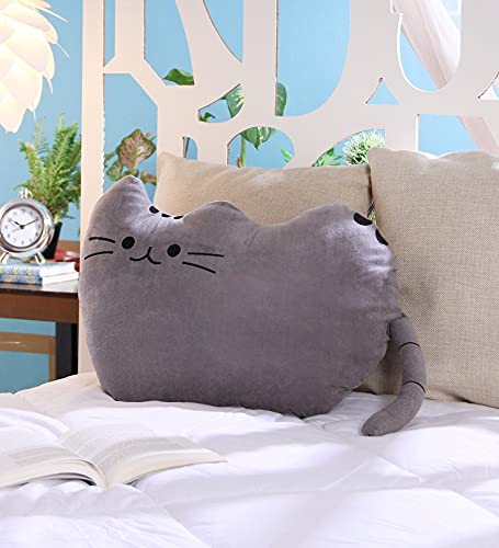 Adorable grey Pusheen plush toy, a must-have for any Pusheen fan.