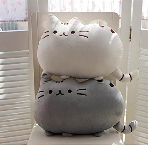 Grey Pusheen plush toy, a soft and huggable addition to your collection.