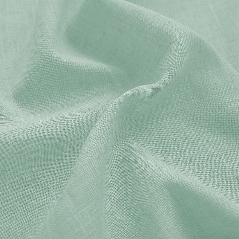  Basic green linen textile pattern.
