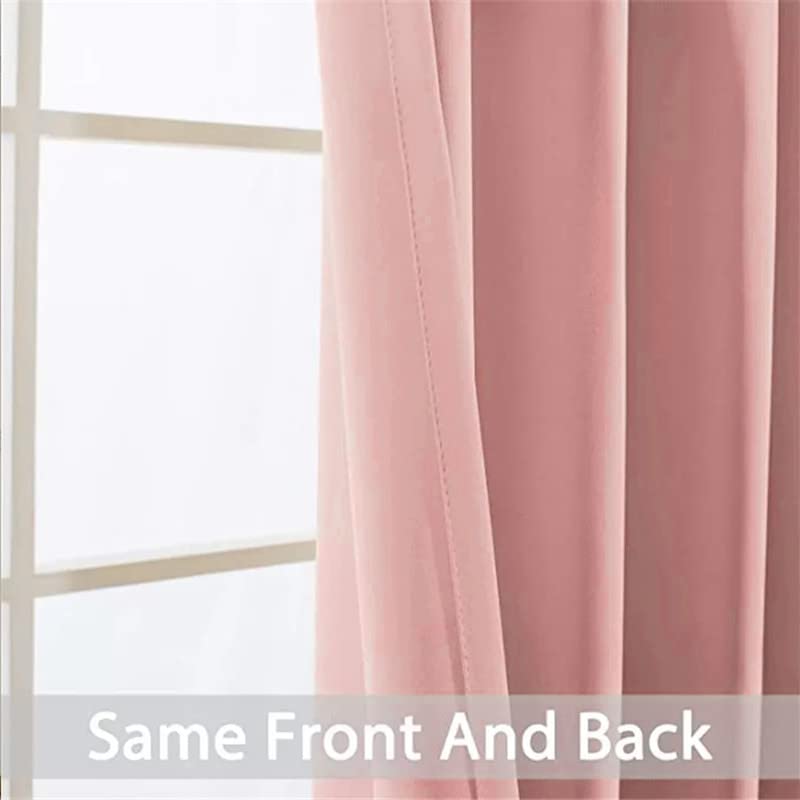 A detailed shot of a pink curtain adorned with a lovely bow.