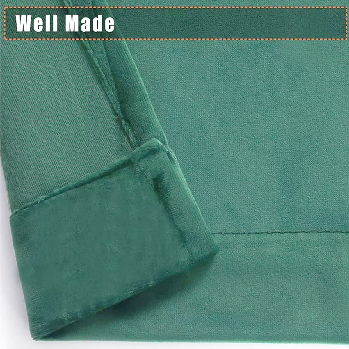 Trendy green sweatshirt with "well made" design.
