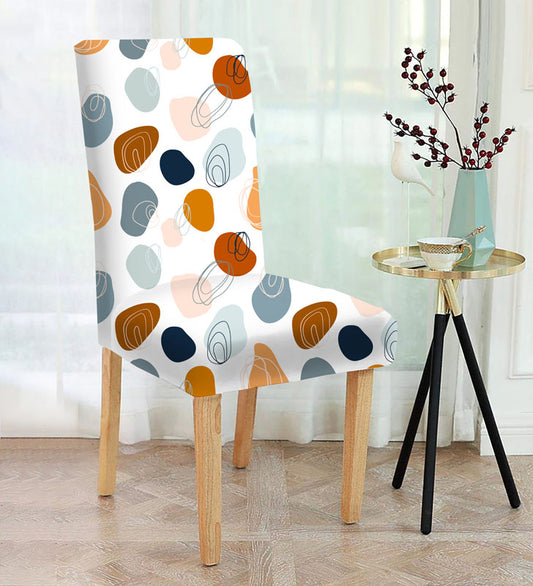 Colorful patterned chair, perfect for adding a pop of color to any room decor.