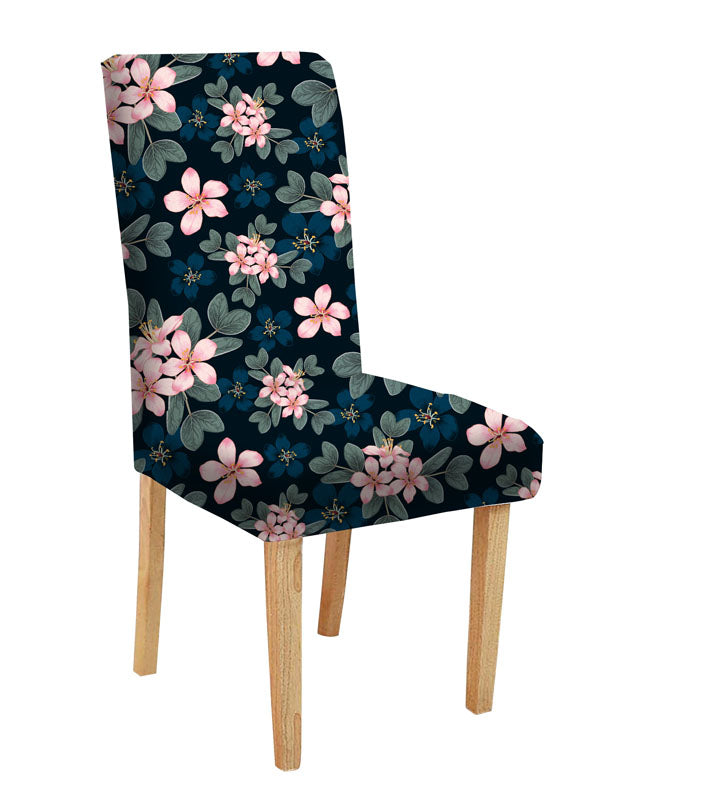 Floral-patterned chair, perfect for adding a pop of color and style to your living space.