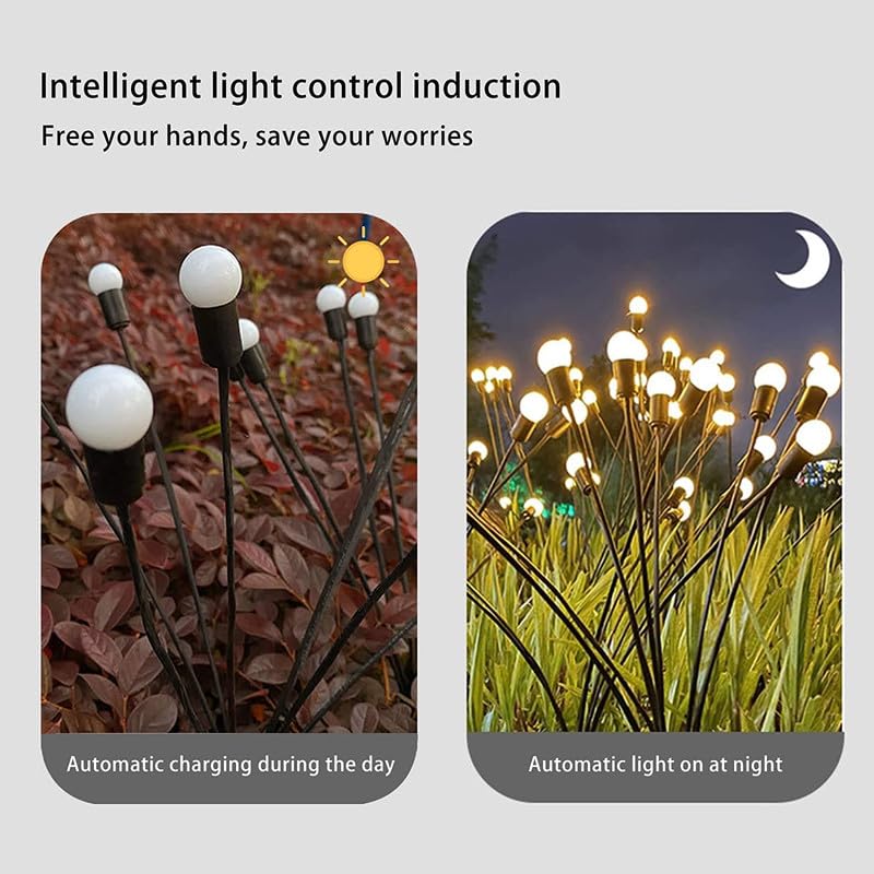 Firefly Swaying Solar Light (Pack of 2, Warm White)