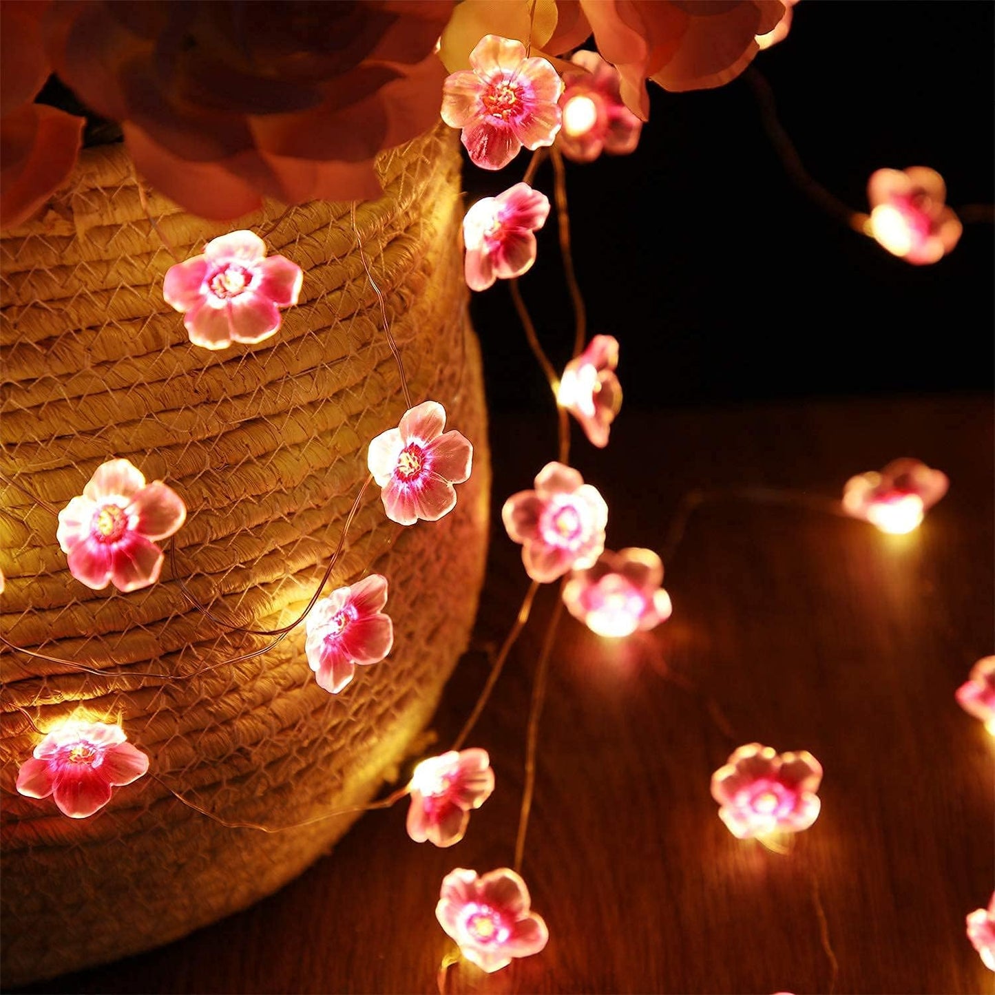 Fairy Pink Cherry Blossom String Light