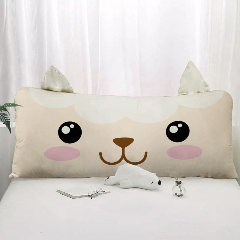 Cute Cat  face pillow, ideal for snuggling up with or as a fun accent piece in any space.