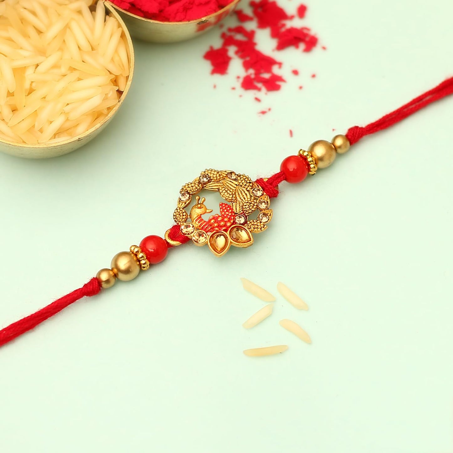 Send Rakhi online in India - Choose from a diverse collection of Rakhis to express your love and affection to your siblings.