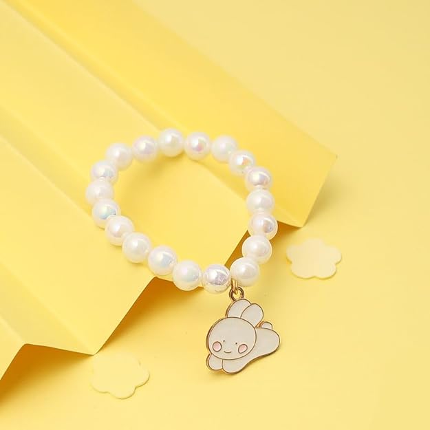 Adorable bunny Rakhi with BT21 characters.