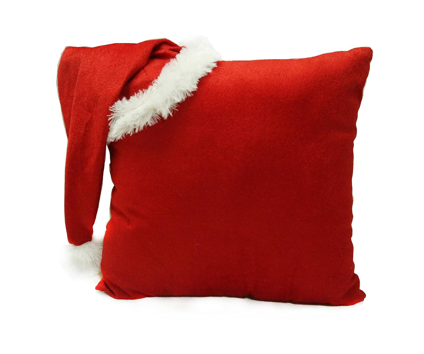 Cozy pillow featuring jolly Santa Claus for Christmas cheer.