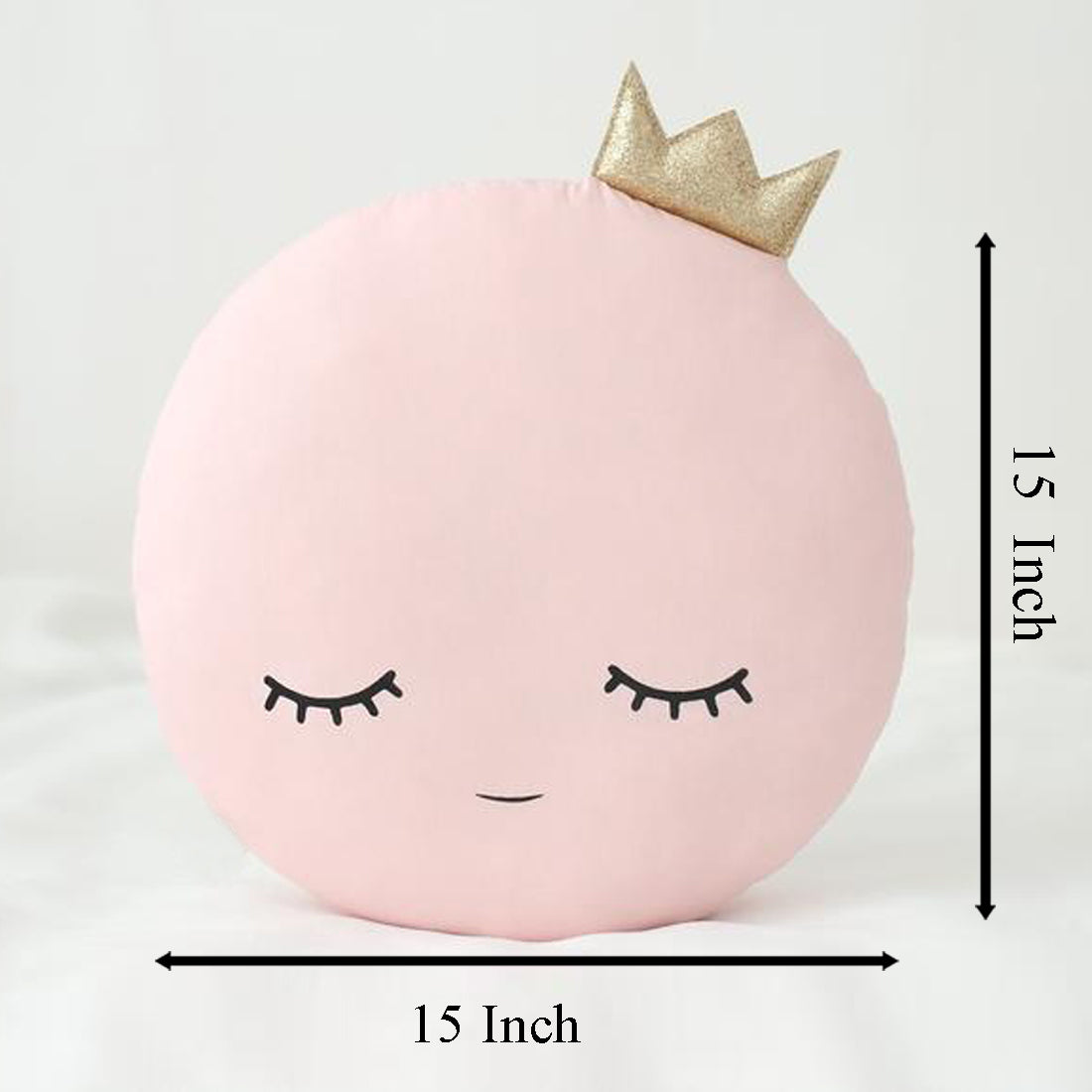 Luxurious pillow featuring a majestic crown.