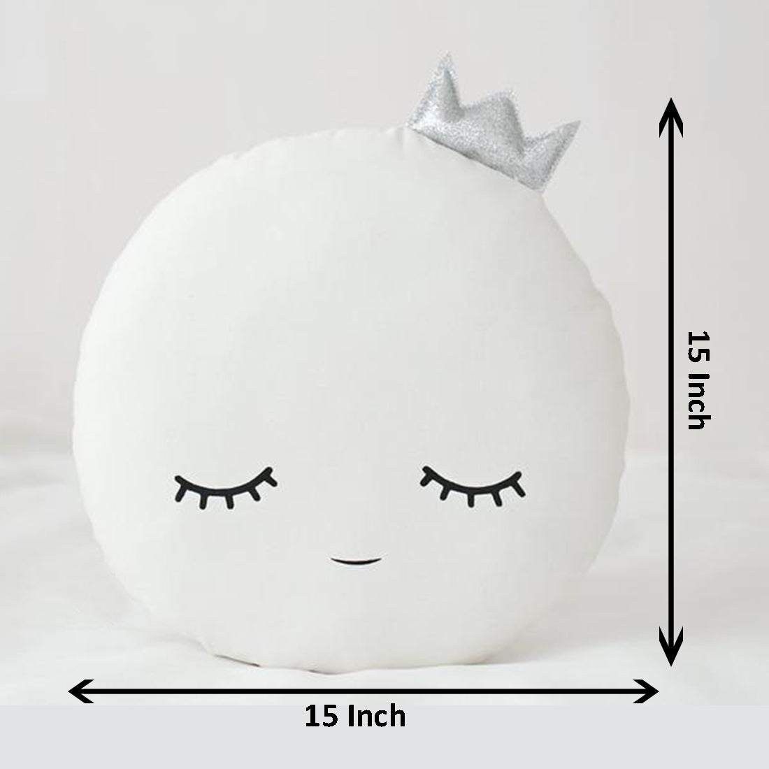 Luxurious pillow featuring a majestic crown.