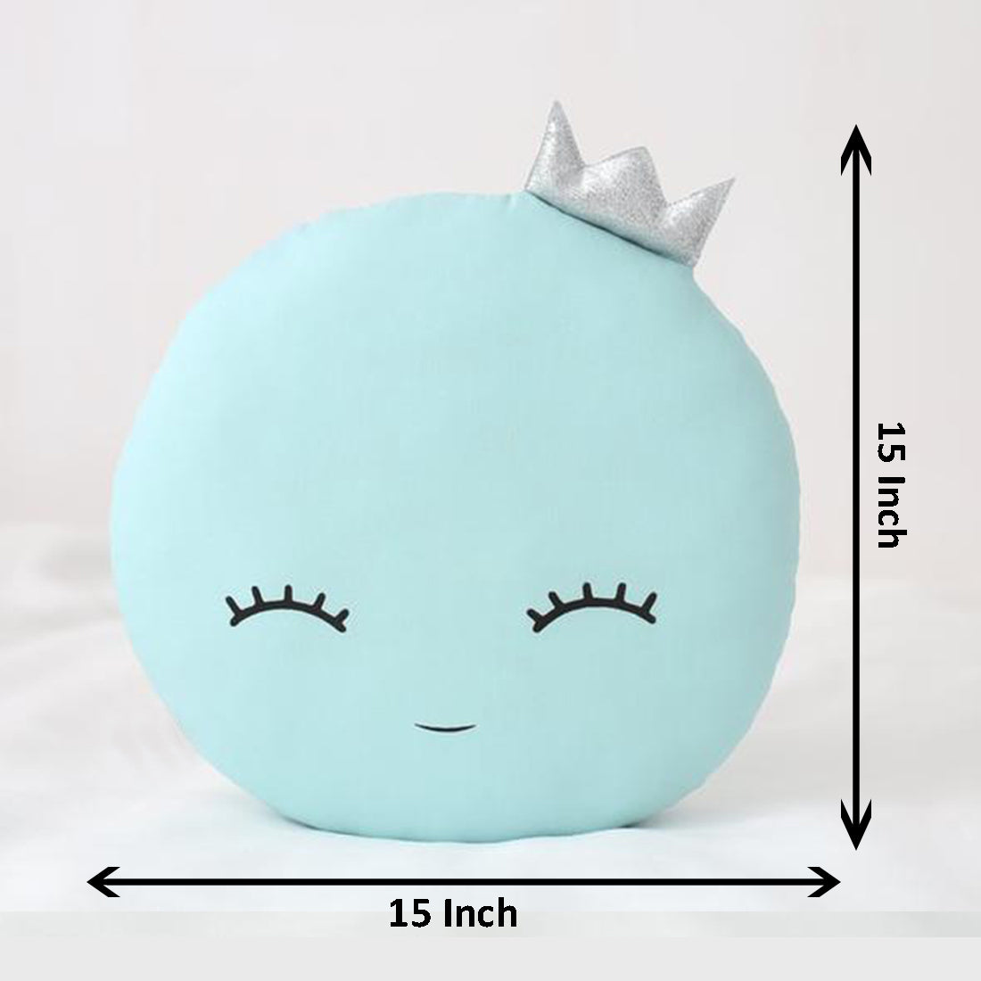 Luxurious pillow featuring a majestic crown.