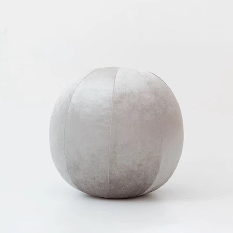  ball-shaped pillow on a white background, adding a touch of softness and charm to any space.