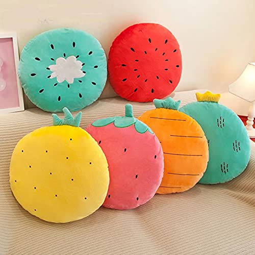 Kids' pillow in the shape of a delightful fruit, soft and cozy for little ones.