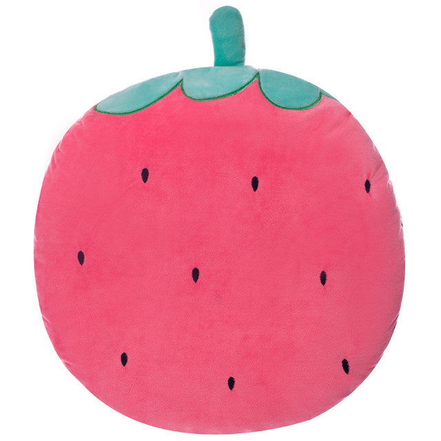 A soft and adorable fruit pillow for kids, perfect for cuddling and adding a touch of cuteness to any room!