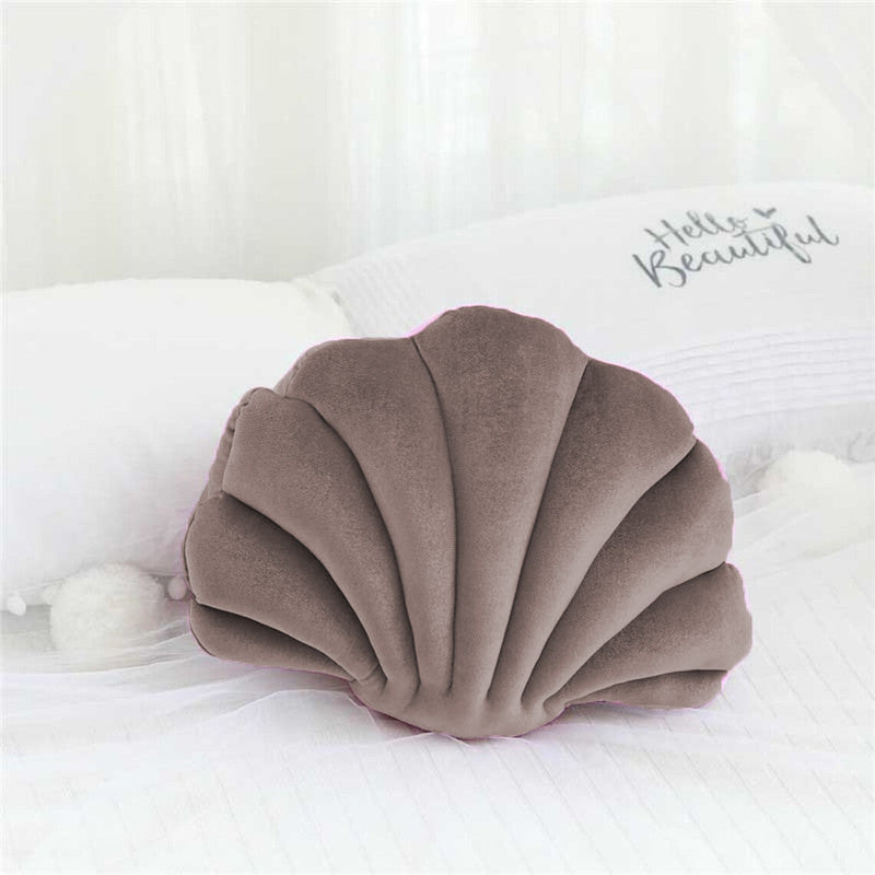 Plush Seashell Cushion For Kids