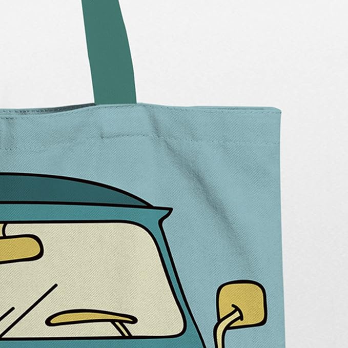 stylish tote bag zoom view