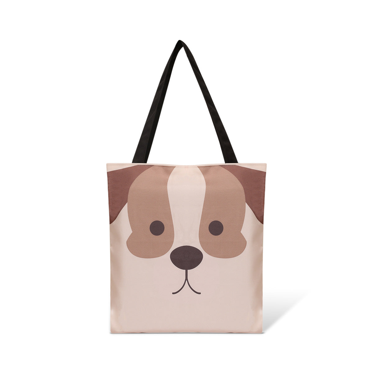 Dog-themed tote bag, ideal for carrying essentials with a fun twist.