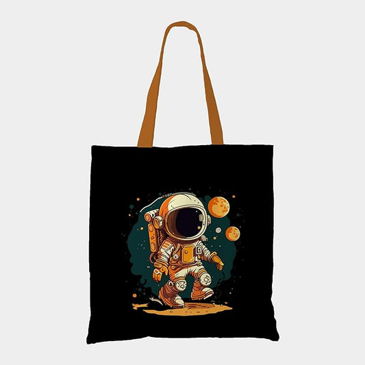 Cool Astraonaut Canvas Tote Bag