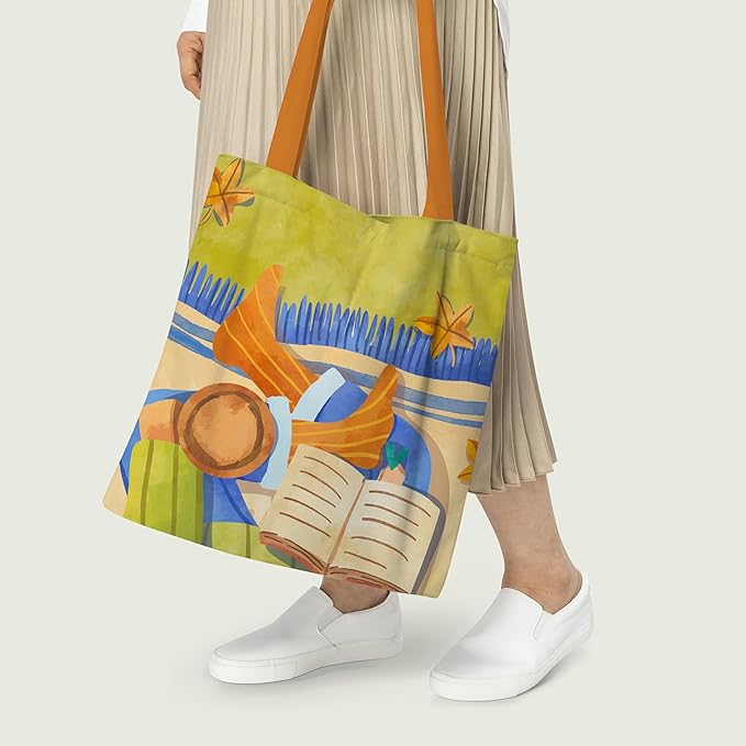 Relaxed Art Canvas Tote Bag