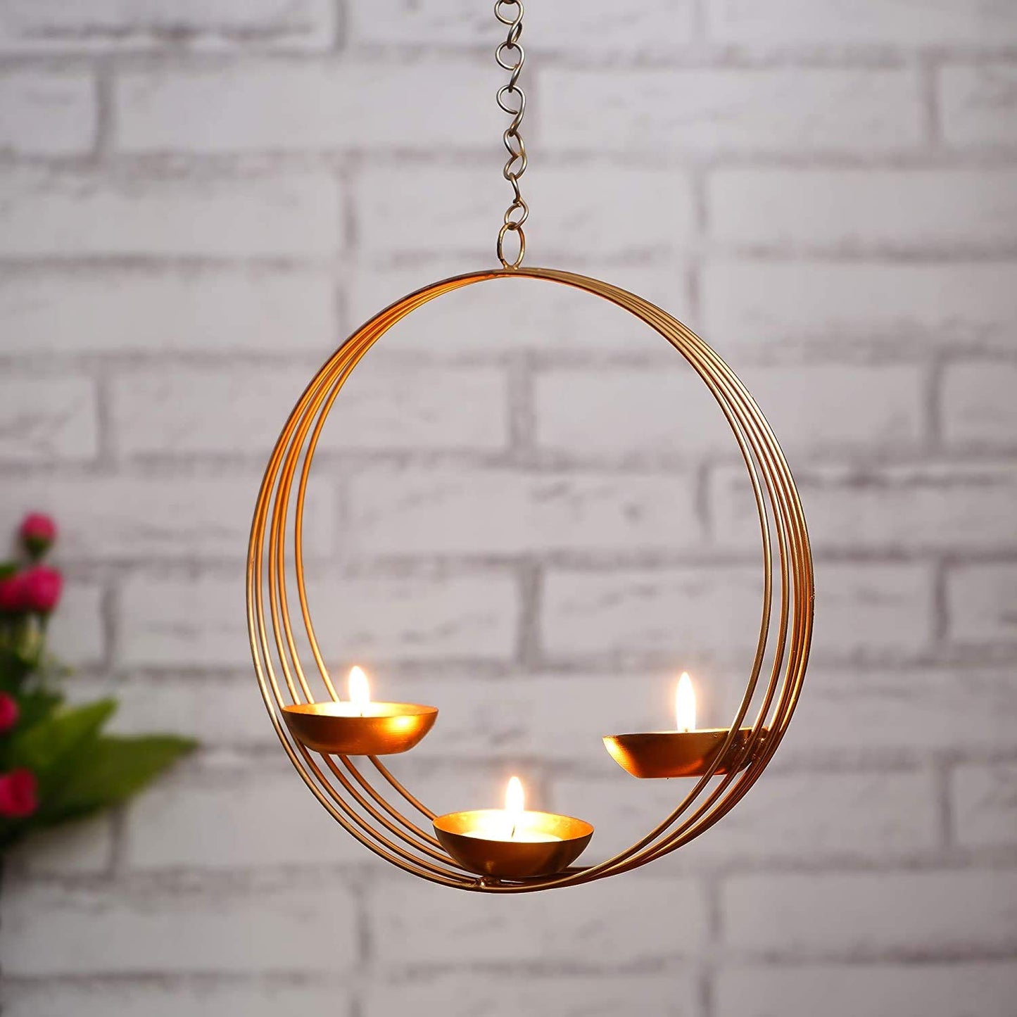 Round Nest Metal Tealight Holder