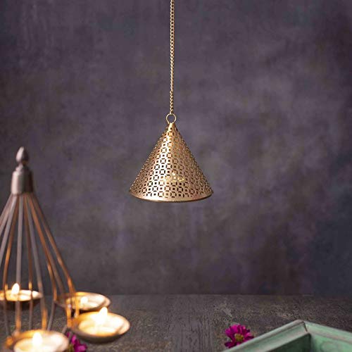 Divine Metal Cone Tealight Holder