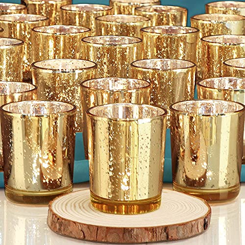 Gold tea light candle holder featuring a stunning design, perfect for enhancing the ambiance of any space.