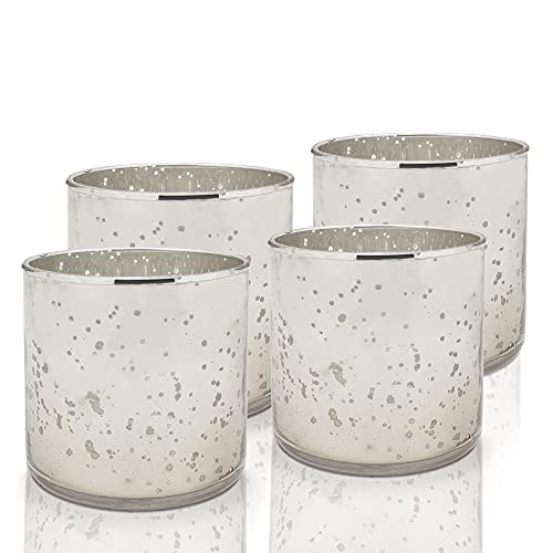 Silver Mercury Votive Tealight Candle Holders