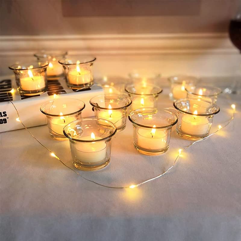 Votive Glass Tealight Holder Pack of 12