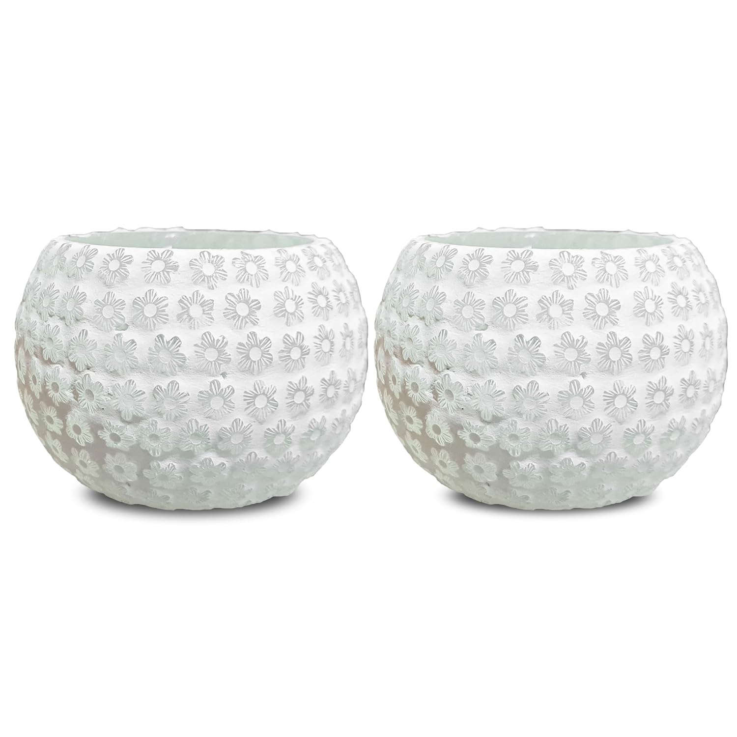  Pair of stylish lamps featuring elaborate gold patterns, perfect for enhancing the ambiance of a living space.